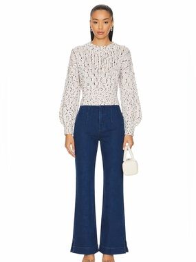#107 🌷 Jason Wu High-Rise Flare Jeans | Dark Wash | Size M | Tailored Fit